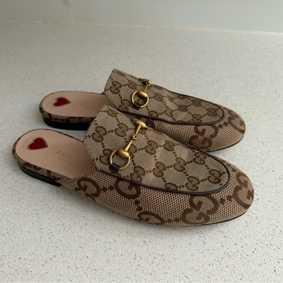Gucci Princetown Maxi GG Loafer Mule EU 38 - Picture 2 of 7